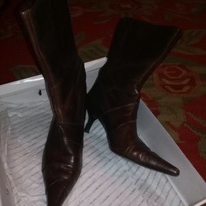 Aldo Brown Leather Boots